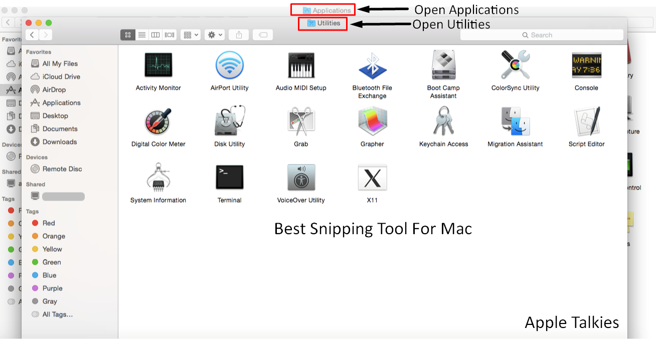 snip tool for mac os